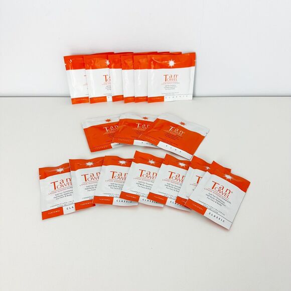 Tantowel Classic Face & Body Self Tan Towelettes Full & Half Body